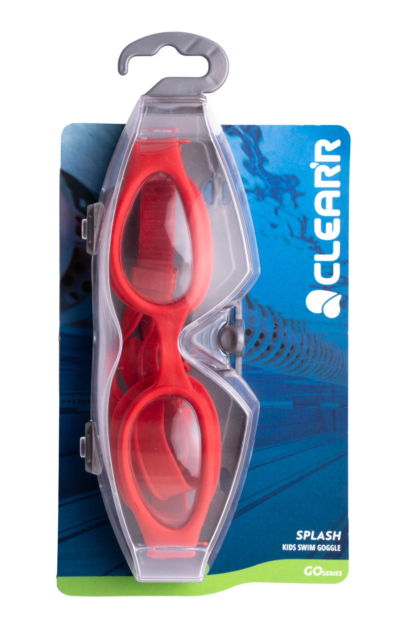 CLEAR'R Cayman Adult Swim Goggle Red