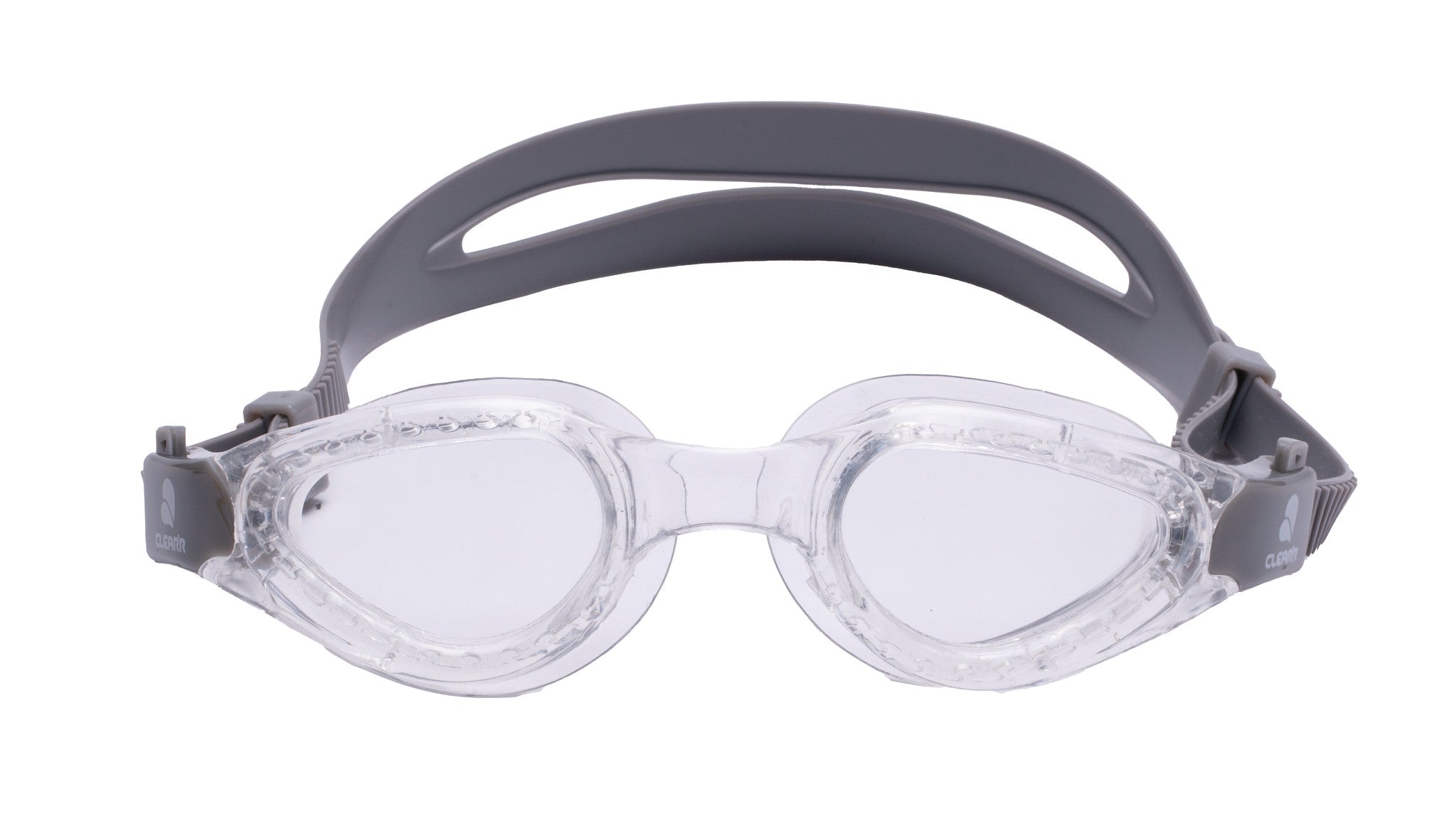 CLEAR'R Caiman Adult Swim Goggle Silver/Clear