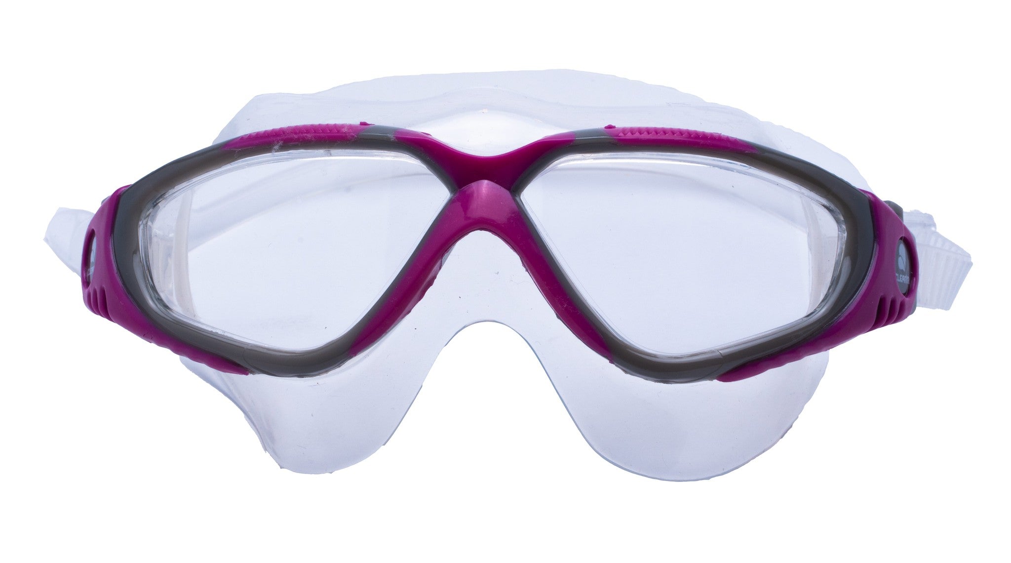 CLEAR'R PERSPECTIVE Adult Swim Mask Pink/Grey