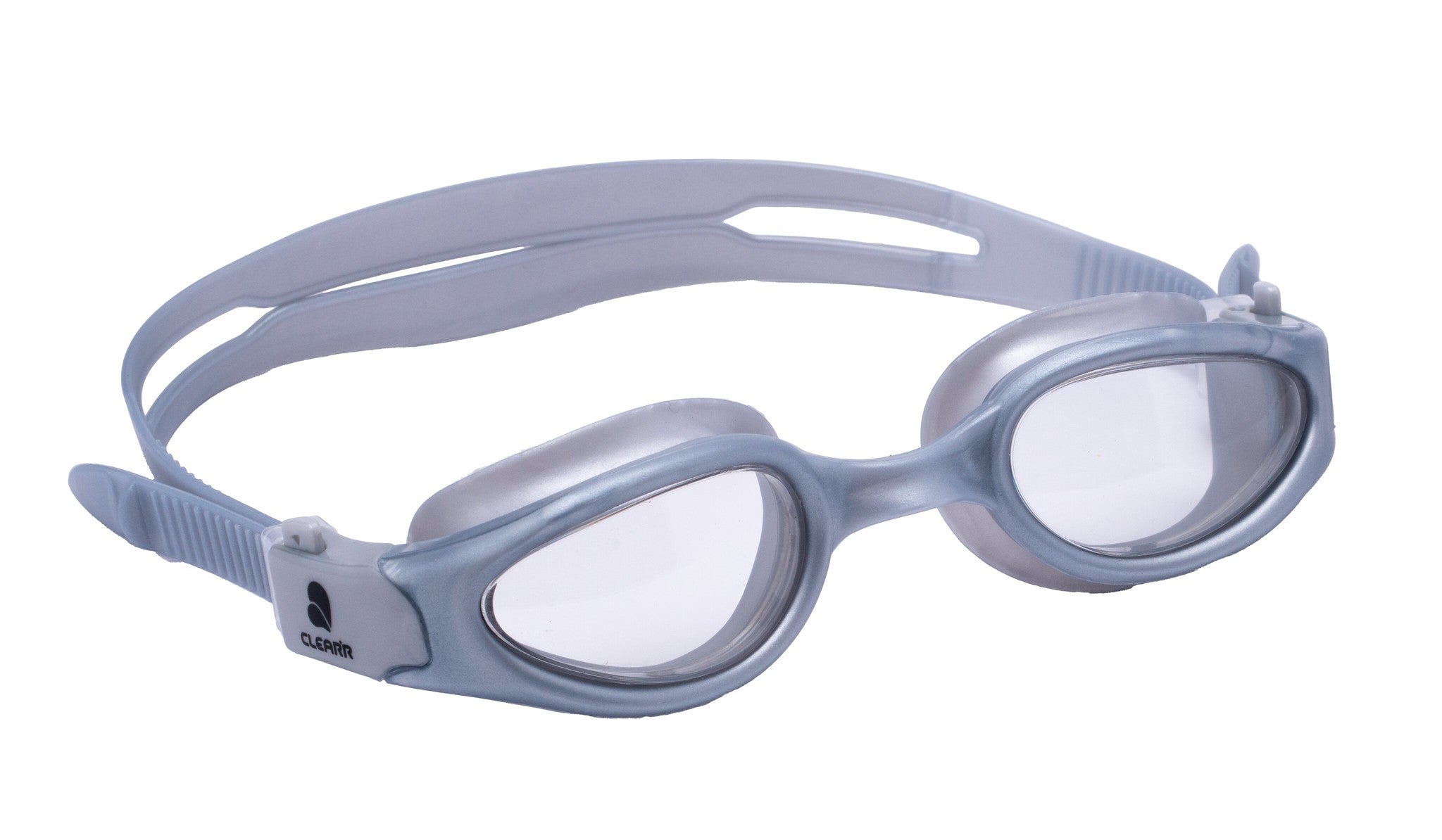 CLEAR'R Cayman Adult Swim Goggle Silver/Clear
