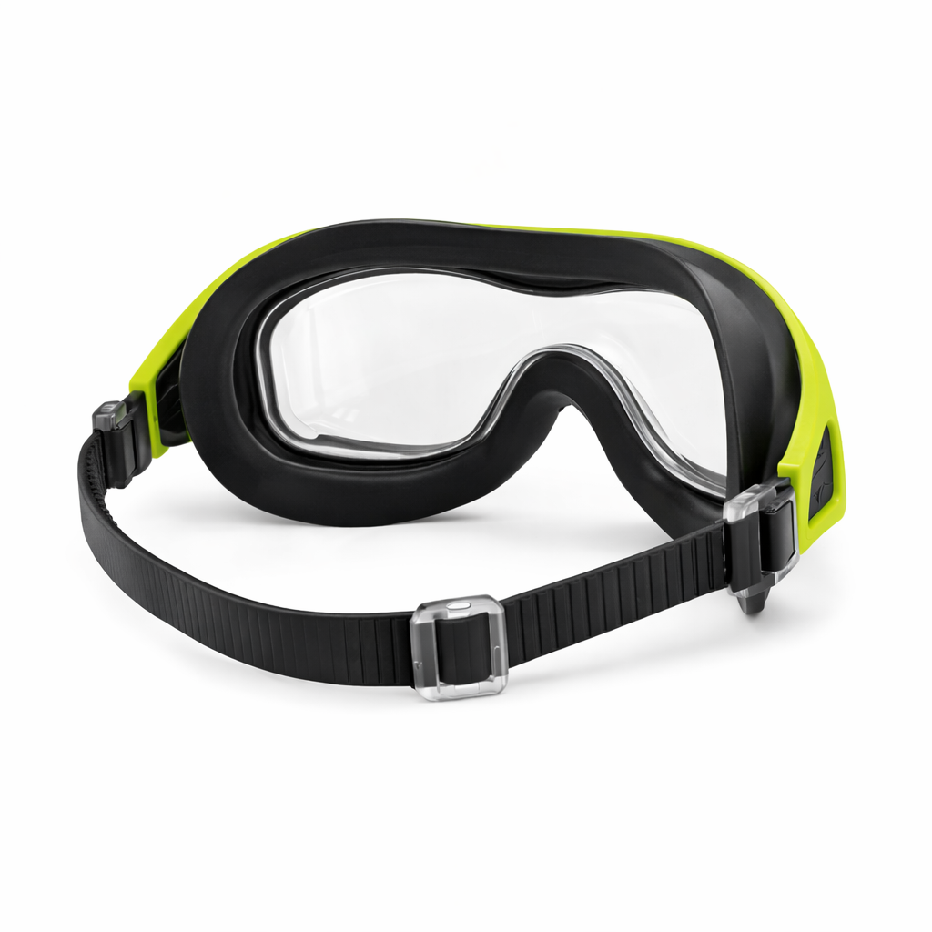 CLEAR'R Puddle hopper Jr Swim Mask Black/Green