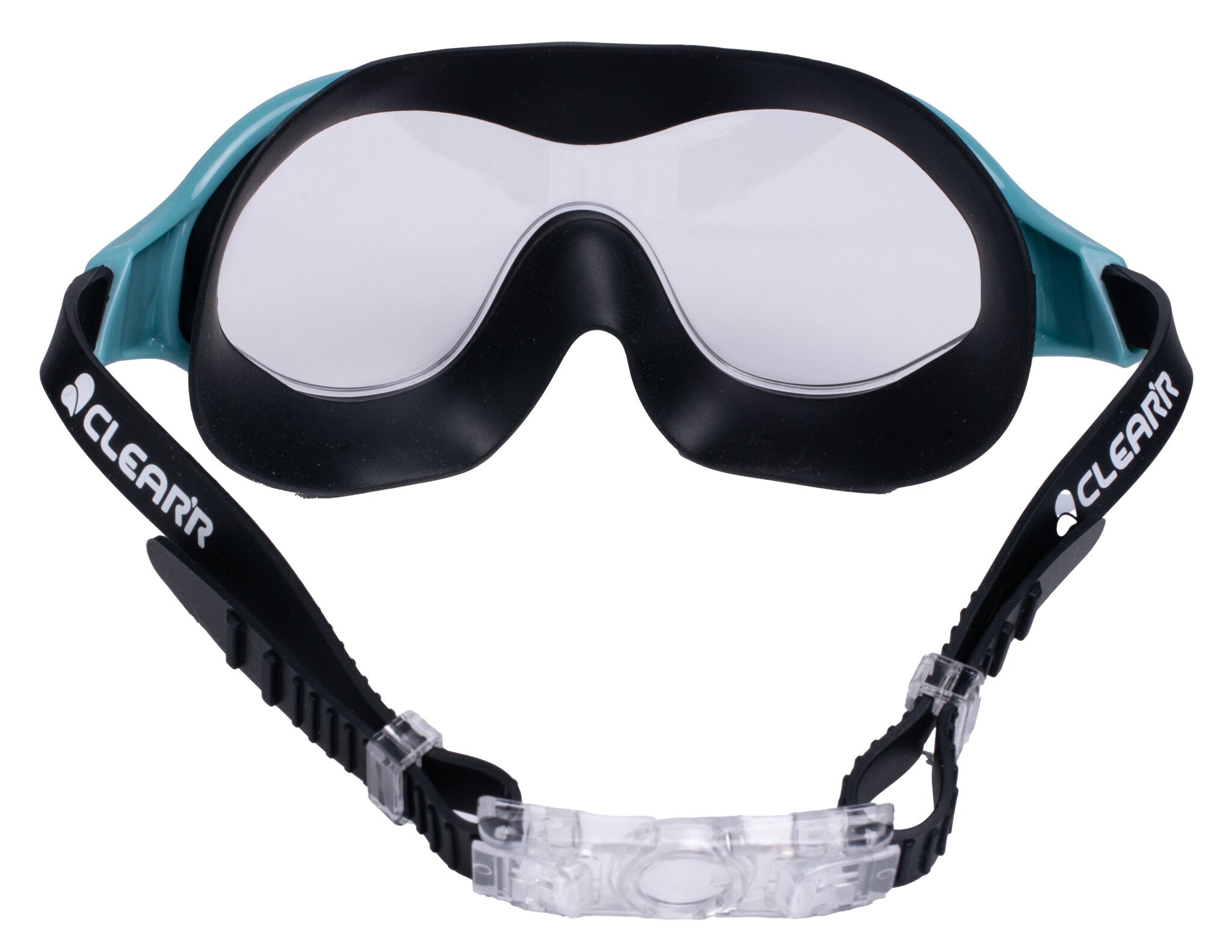 CLEAR'R Puddle hopper Jr Swim Mask Turq/Black/Grey