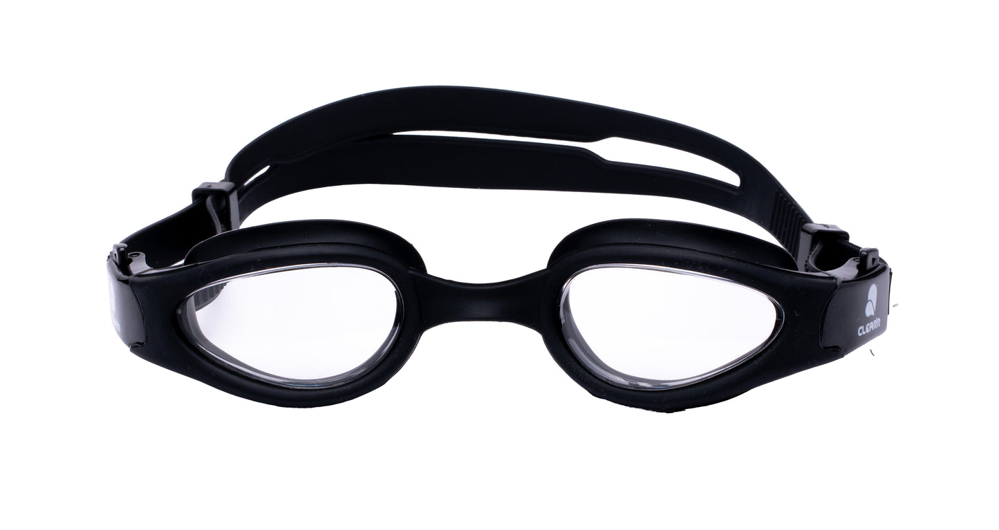 CLEAR'R Cayman Adult Swim Goggle Black/Clear