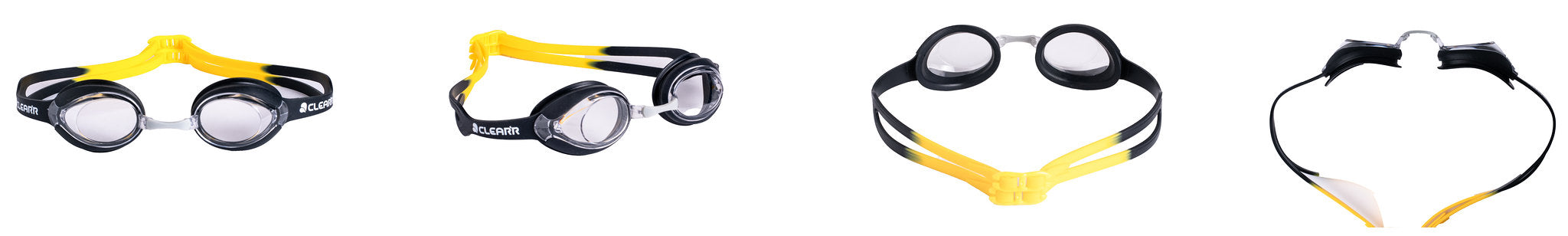CLEAR'R Dash Adult Swim Goggle Black/Yellow