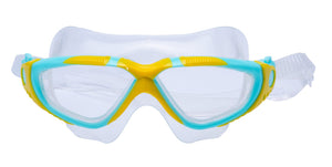 CLEAR'R PERSPECTIVE Adult Swim Mask Blue/Yellow
