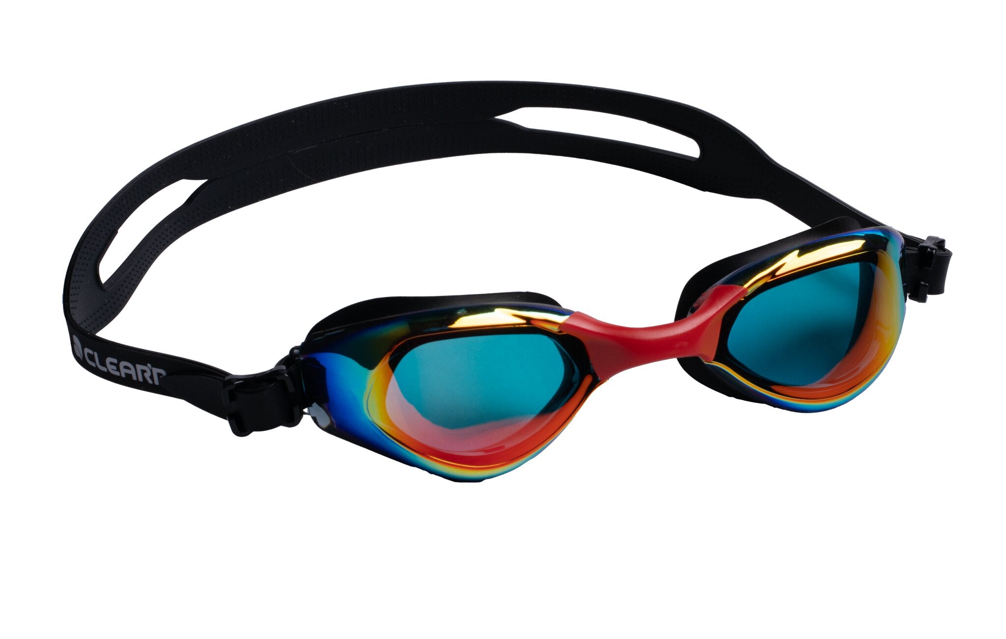 CLEAR'R Mako Adult Swim Goggle Black/Yellow/Orange