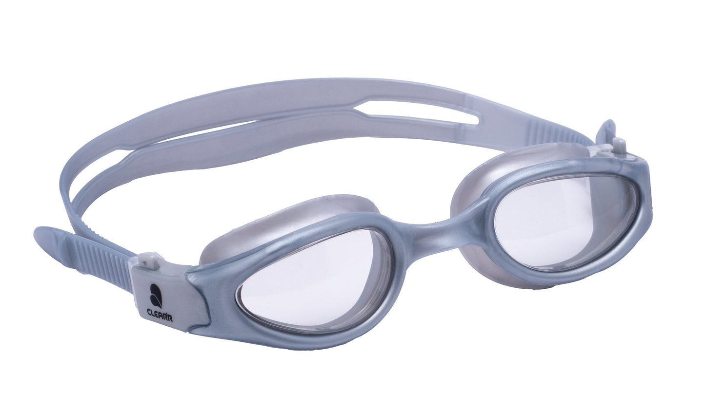CLEAR'R Cayman Adult Swim Goggle Silver/Smoke