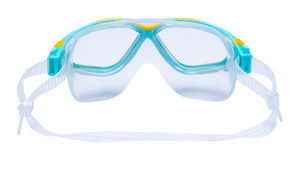 CLEAR'R PERSPECTIVE Adult Swim Mask Blue/Yellow