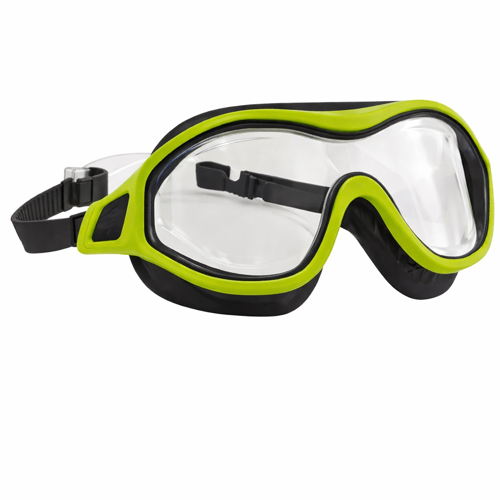 CLEAR'R Puddle hopper Jr Swim Mask Black/Green