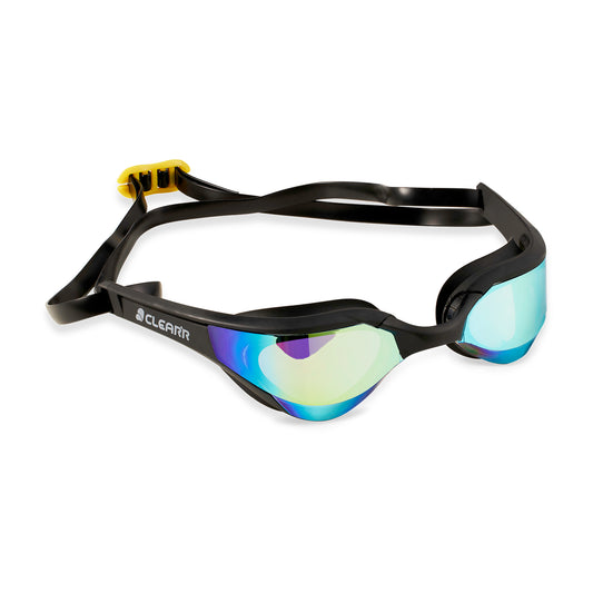 CLEAR'R Champion Adult Swim Goggle Black/Yellow