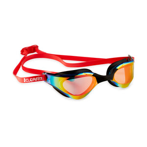 CLEAR'R Victor Adult Swim Goggle - Red/Black