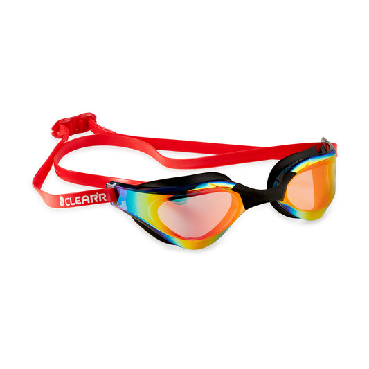 CLEAR'R Victor Adult Swim Goggle - Red/Black