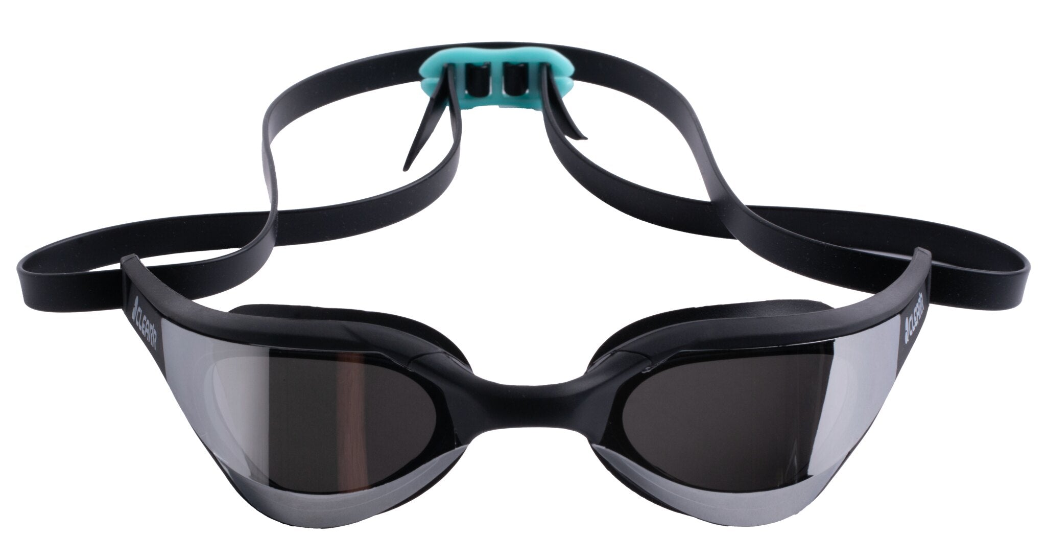 CLEAR'R Champion Adult Swim Goggle Black/Silver