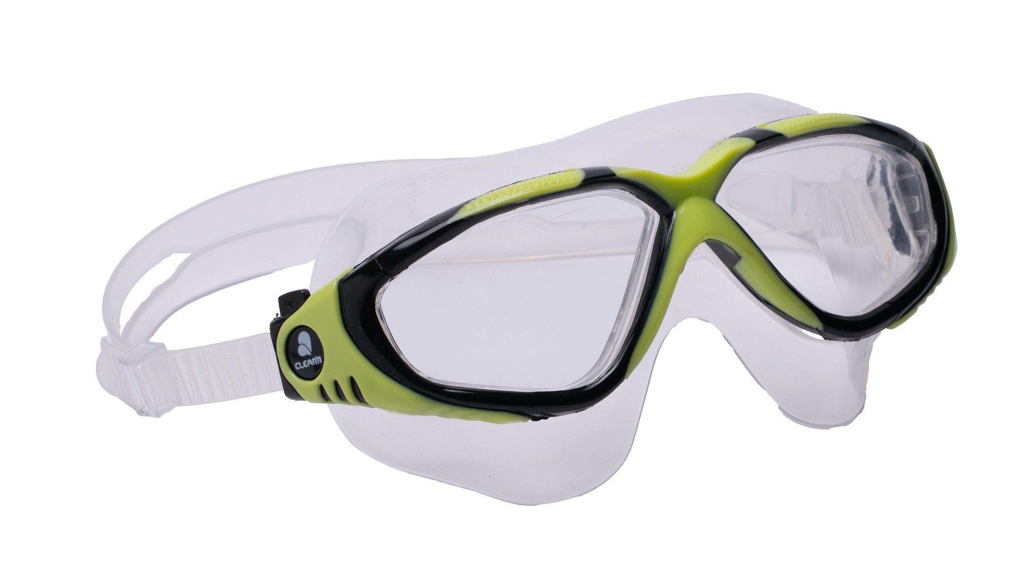 CLEAR'R PERSPECTIVE Adult Swim Mask Black/Yellow